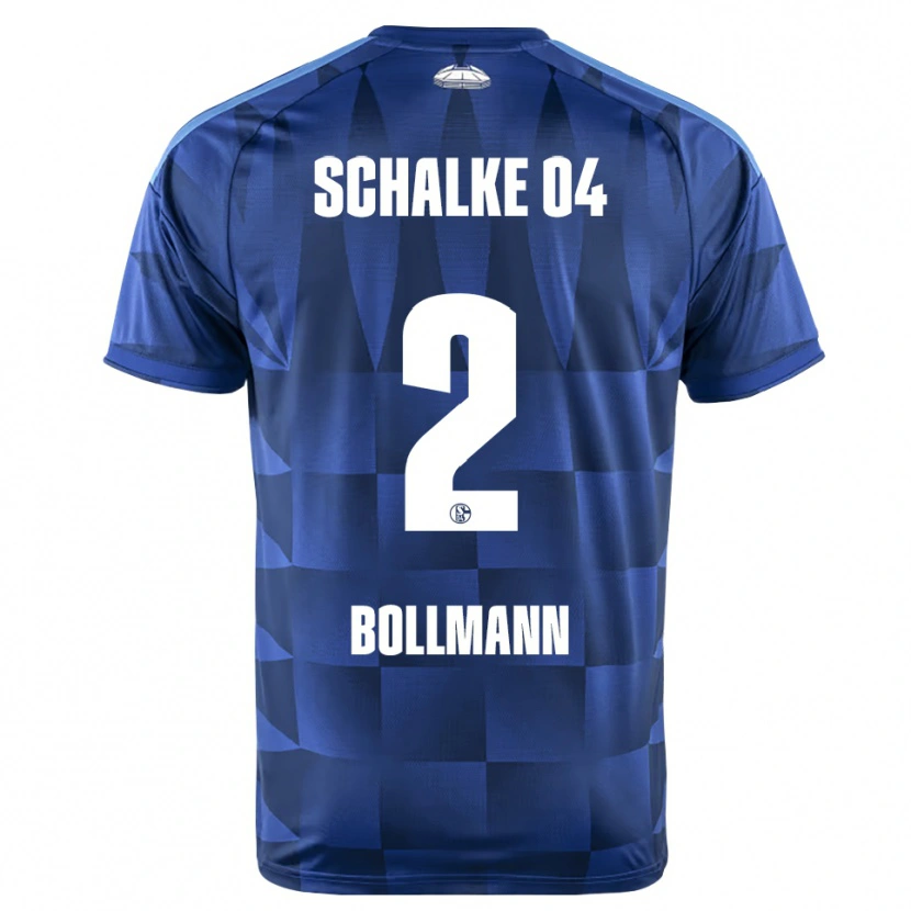 Danxen Mænd Nathalie Bollmann #2 Mørkeblå Gul Hvid Hjemmebane Spillertrøjer 2026/27 Trøje T-Shirt