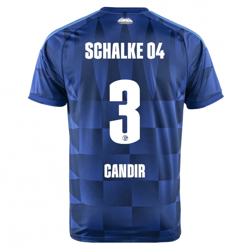 Danxen Mænd Noah Candir #3 Mørkeblå Gul Hvid Hjemmebane Spillertrøjer 2026/27 Trøje T-Shirt