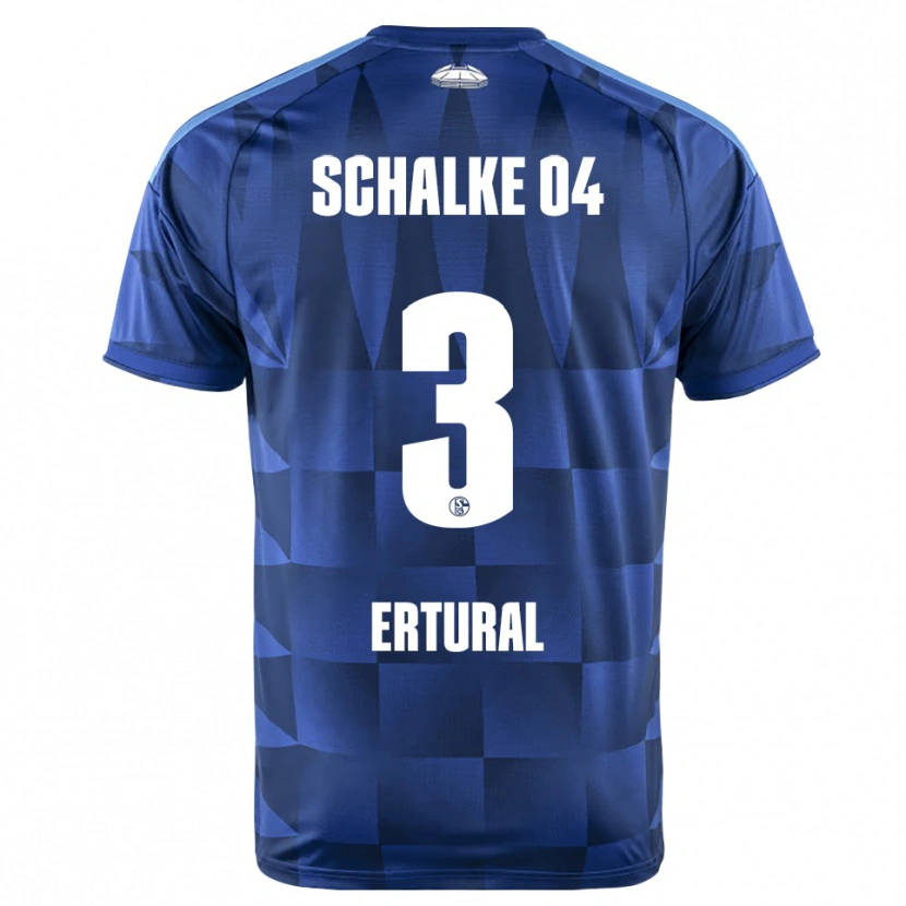 Danxen Mænd Levin Ertural #3 Mørkeblå Gul Hvid Hjemmebane Spillertrøjer 2026/27 Trøje T-Shirt