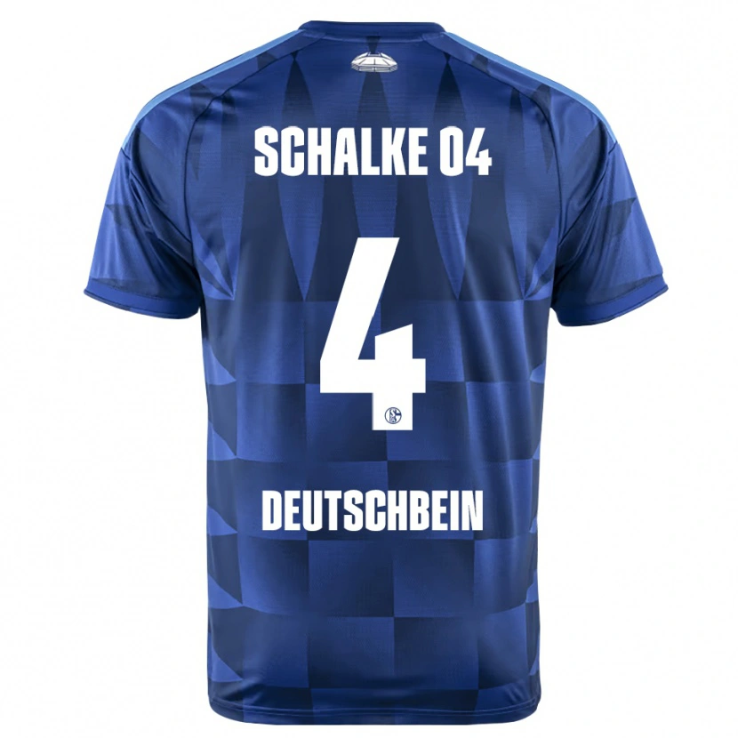 Danxen Mænd Lasse Deutschbein #4 Mørkeblå Gul Hvid Hjemmebane Spillertrøjer 2026/27 Trøje T-Shirt