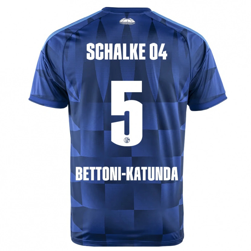 Danxen Mænd Claudio Bettoni-Katunda #5 Mørkeblå Gul Hvid Hjemmebane Spillertrøjer 2026/27 Trøje T-Shirt
