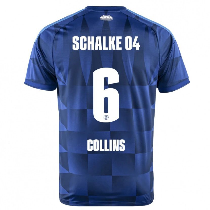 Danxen Mænd Brody Collins #6 Mørkeblå Gul Hvid Hjemmebane Spillertrøjer 2026/27 Trøje T-Shirt
