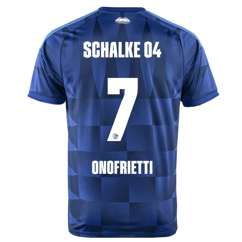 Danxen Mænd Vincenzo Onofrietti #7 Mørkeblå Gul Hvid Hjemmebane Spillertrøjer 2026/27 Trøje T-Shirt