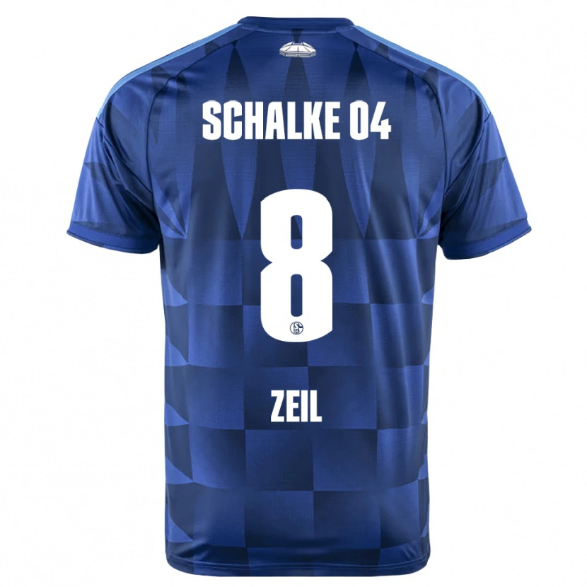 Danxen Mænd Emil Zeil #8 Mørkeblå Gul Hvid Hjemmebane Spillertrøjer 2026/27 Trøje T-Shirt