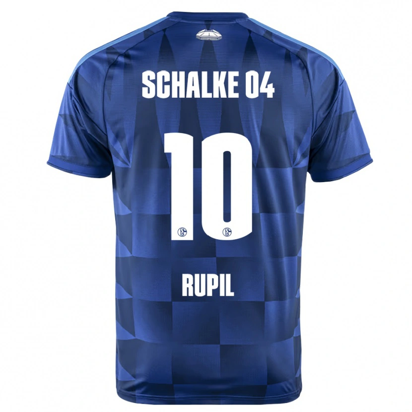 Danxen Mænd Timothé Rupil #10 Mørkeblå Gul Hvid Hjemmebane Spillertrøjer 2026/27 Trøje T-Shirt
