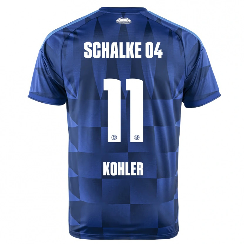Danxen Mænd Marlon Kohler #11 Mørkeblå Gul Hvid Hjemmebane Spillertrøjer 2026/27 Trøje T-Shirt