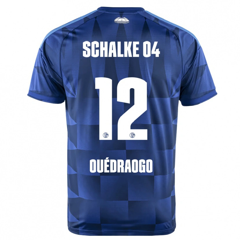 Danxen Mænd Riyad Ouédraogo #12 Mørkeblå Gul Hvid Hjemmebane Spillertrøjer 2026/27 Trøje T-Shirt
