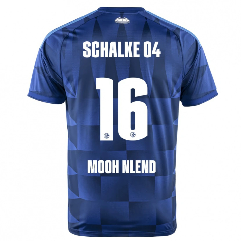 Danxen Mænd Jofranck Mooh Nlend #16 Mørkeblå Gul Hvid Hjemmebane Spillertrøjer 2026/27 Trøje T-Shirt
