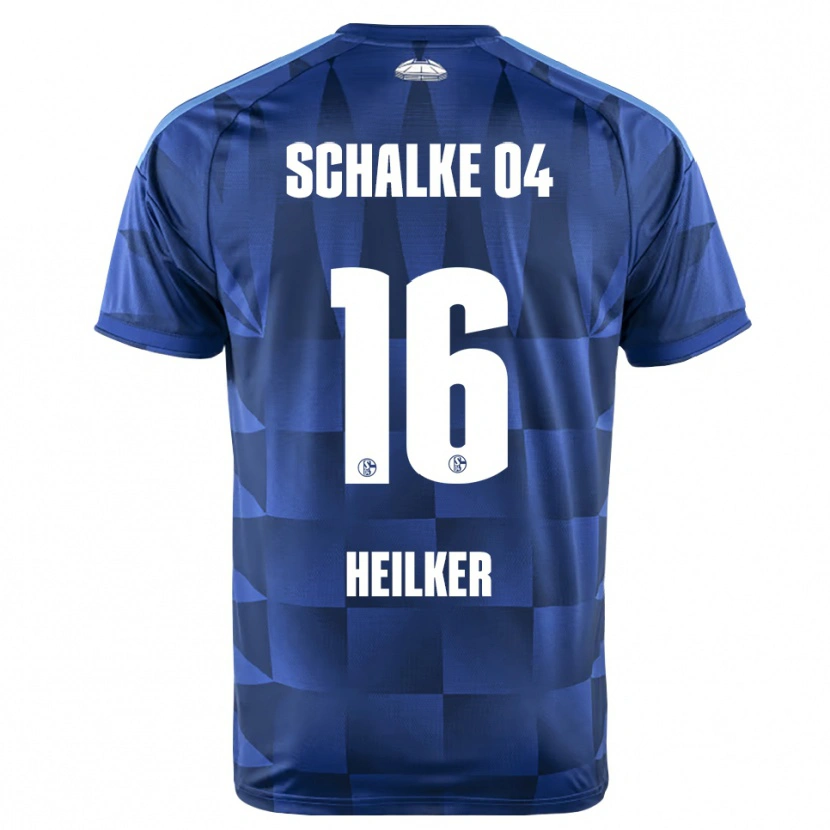 Danxen Mænd Antonia Heilker #16 Mørkeblå Gul Hvid Hjemmebane Spillertrøjer 2026/27 Trøje T-Shirt