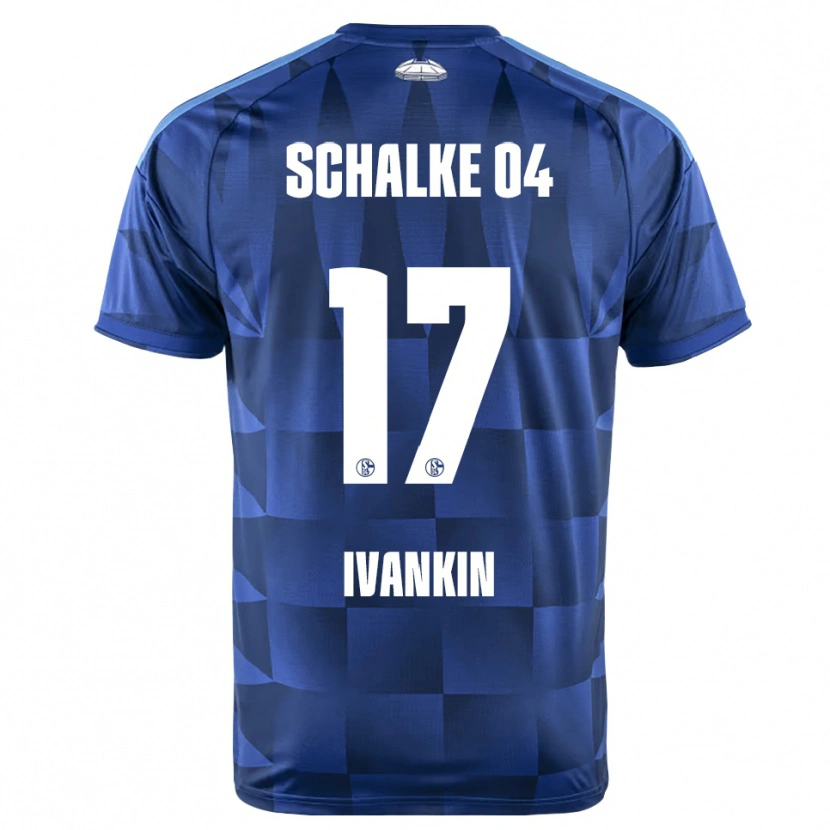 Danxen Mænd Alexander Ivankin #17 Mørkeblå Gul Hvid Hjemmebane Spillertrøjer 2026/27 Trøje T-Shirt