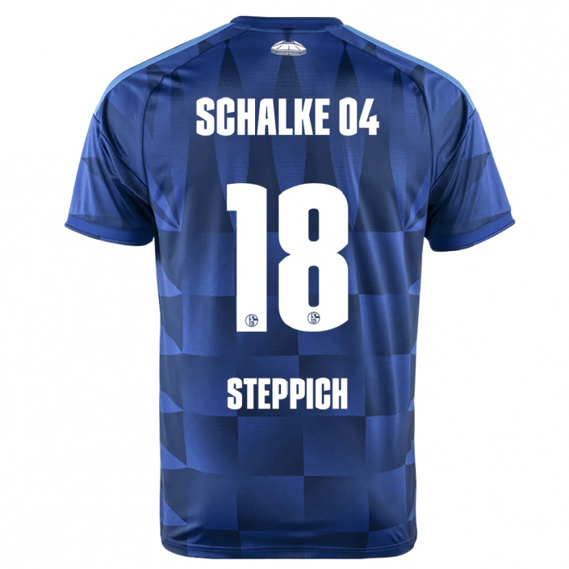 Danxen Mænd Bianca Steppich #18 Mørkeblå Gul Hvid Hjemmebane Spillertrøjer 2026/27 Trøje T-Shirt