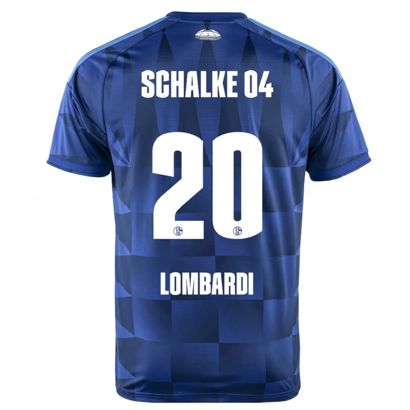 Danxen Mænd Antonio Lombardi #20 Mørkeblå Gul Hvid Hjemmebane Spillertrøjer 2026/27 Trøje T-Shirt