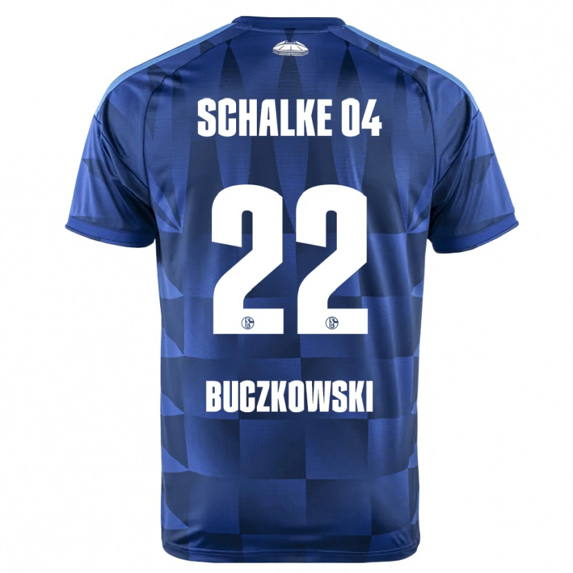 Danxen Mænd Philip Buczkowski #22 Mørkeblå Gul Hvid Hjemmebane Spillertrøjer 2026/27 Trøje T-Shirt