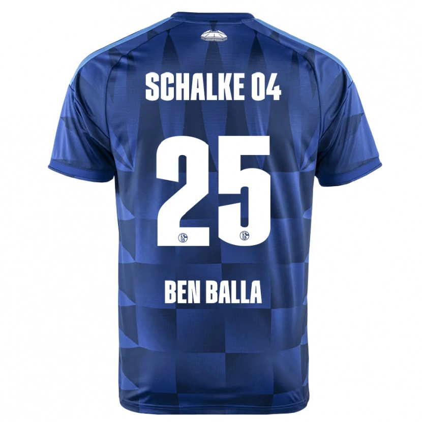 Danxen Mænd Yassin Ben Balla #25 Mørkeblå Gul Hvid Hjemmebane Spillertrøjer 2026/27 Trøje T-Shirt