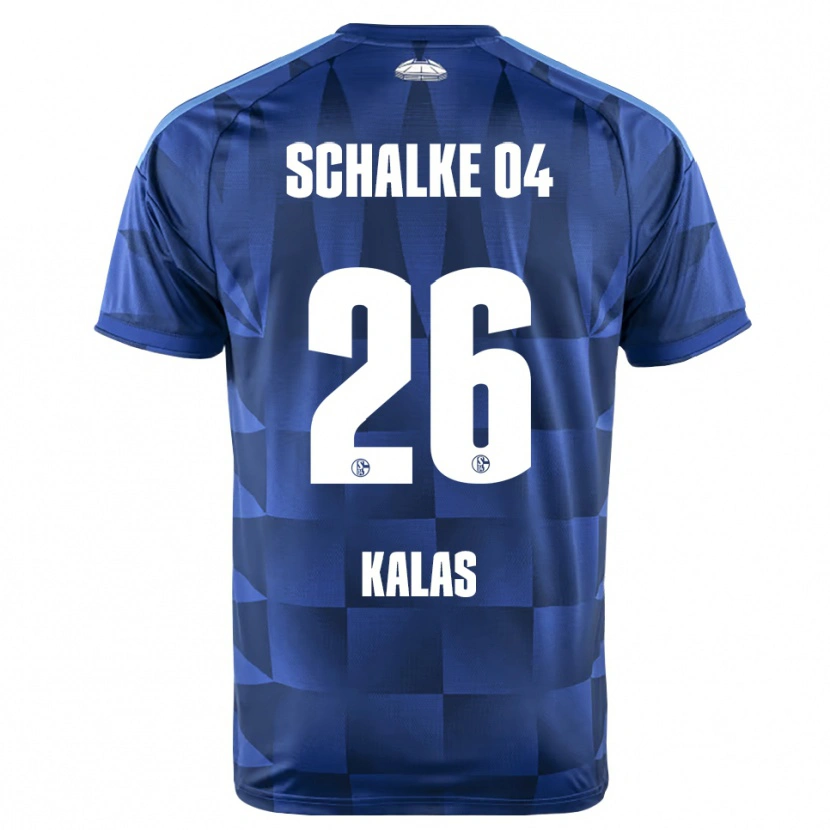 Danxen Mænd Tomas Kalas #26 Mørkeblå Gul Hvid Hjemmebane Spillertrøjer 2026/27 Trøje T-Shirt