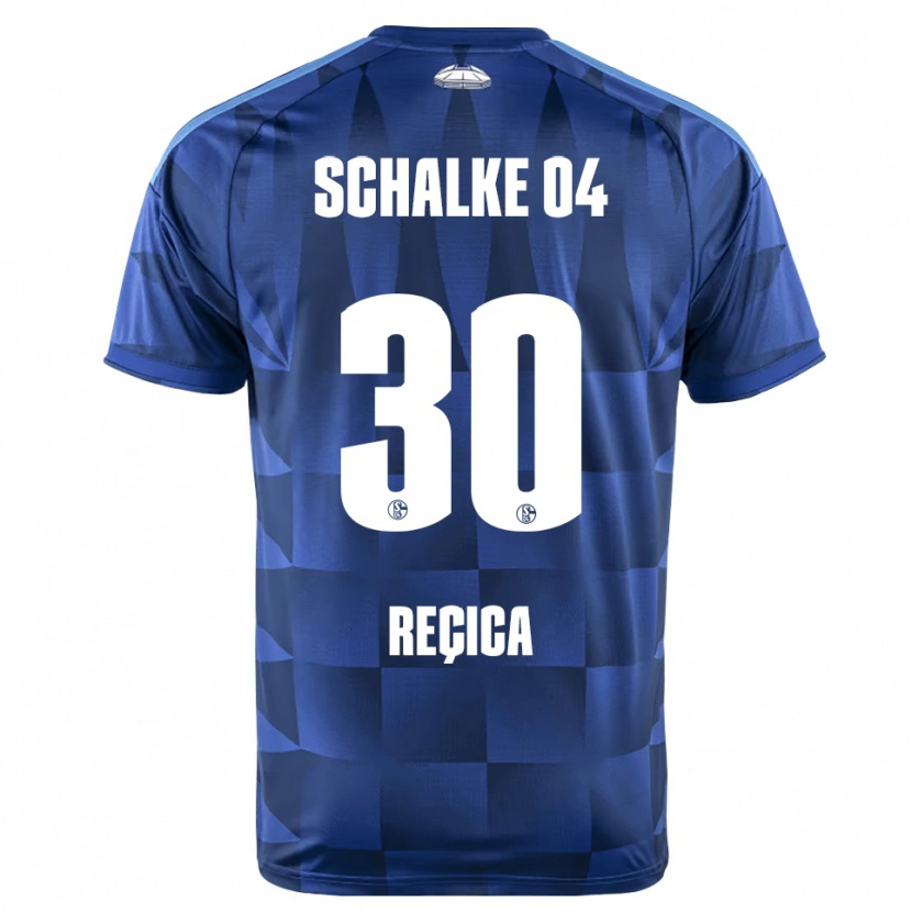 Danxen Mænd Besjana Reçica #30 Mørkeblå Gul Hvid Hjemmebane Spillertrøjer 2026/27 Trøje T-Shirt
