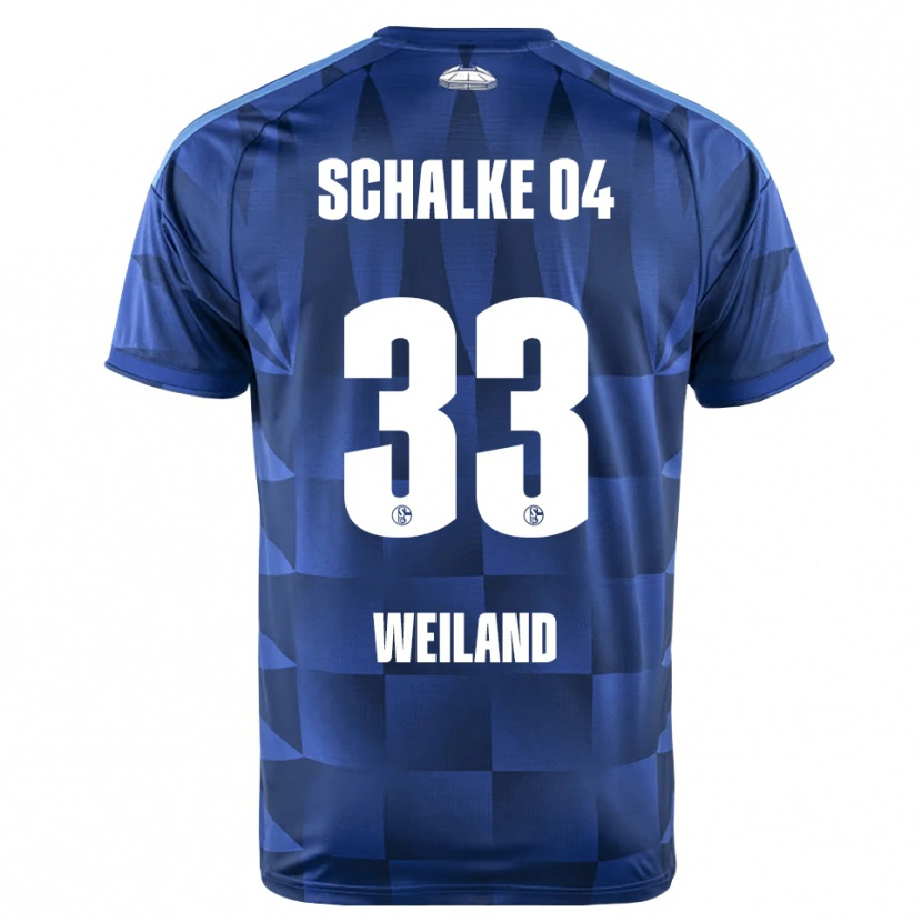 Danxen Mænd Max Weiland #33 Mørkeblå Gul Hvid Hjemmebane Spillertrøjer 2026/27 Trøje T-Shirt