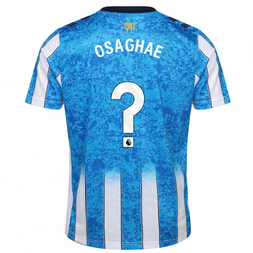 Danxen Mænd Leon Osaghae #0 Hvid Blå Orange Hjemmebane Spillertrøjer 2026/27 Trøje T-Shirt