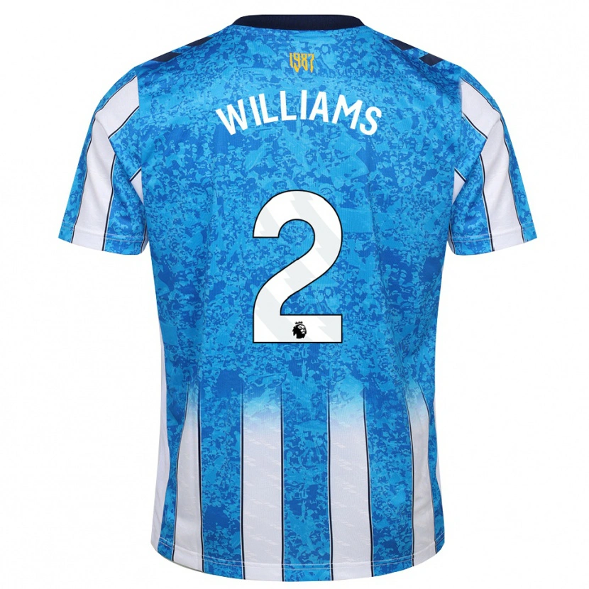 Danxen Mænd Thomas Williams #2 Hvid Blå Orange Hjemmebane Spillertrøjer 2026/27 Trøje T-Shirt