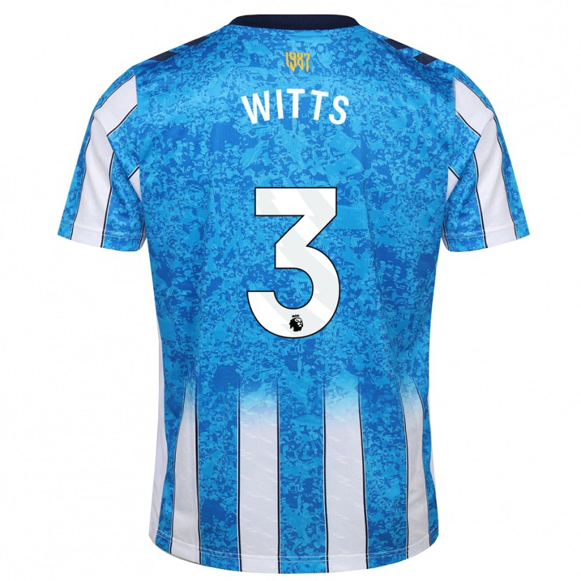 Danxen Mænd Callum Witts #3 Hvid Blå Orange Hjemmebane Spillertrøjer 2026/27 Trøje T-Shirt
