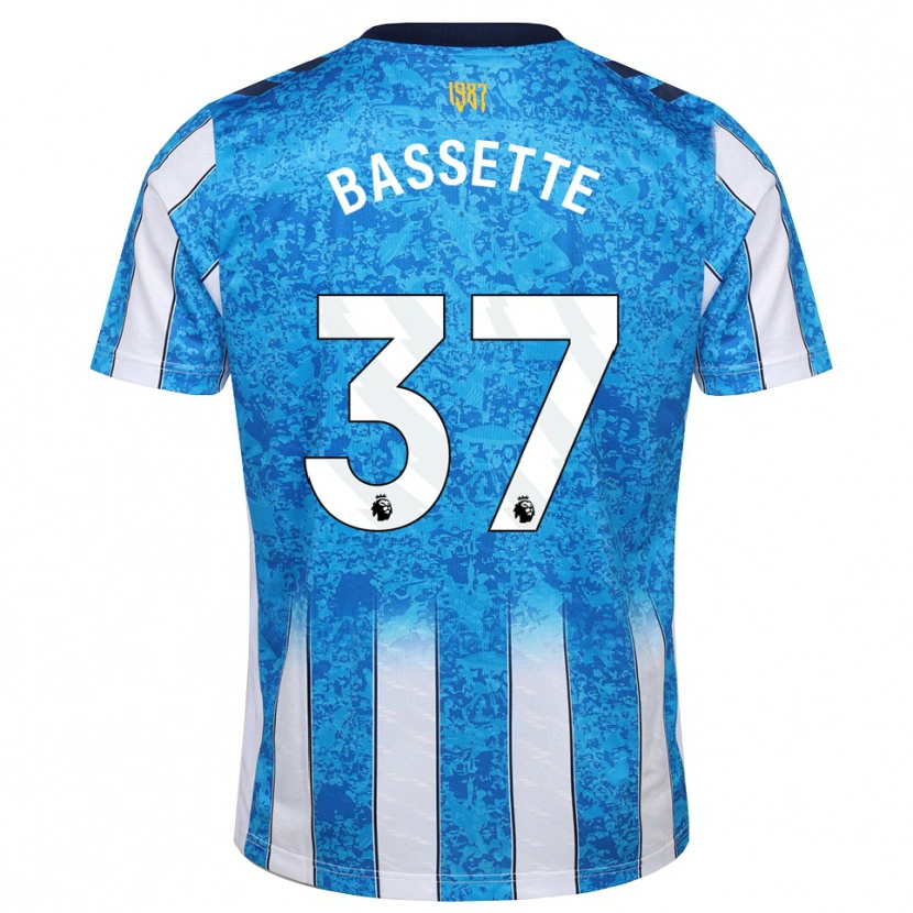 Danxen Mænd Norman Bassette #37 Hvid Blå Orange Hjemmebane Spillertrøjer 2026/27 Trøje T-Shirt