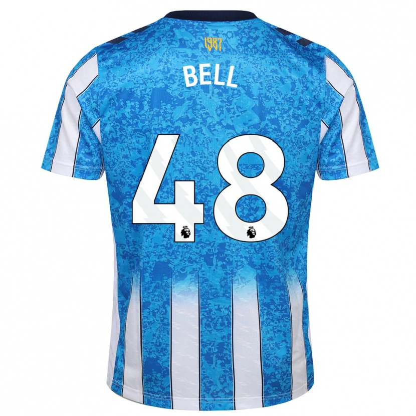 Danxen Mænd Luke Bell #48 Hvid Blå Orange Hjemmebane Spillertrøjer 2026/27 Trøje T-Shirt
