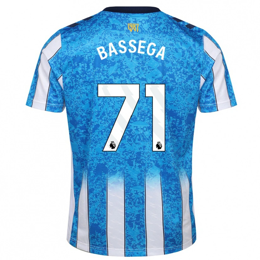Danxen Mænd Nsemi Bassega #71 Hvid Blå Orange Hjemmebane Spillertrøjer 2026/27 Trøje T-Shirt