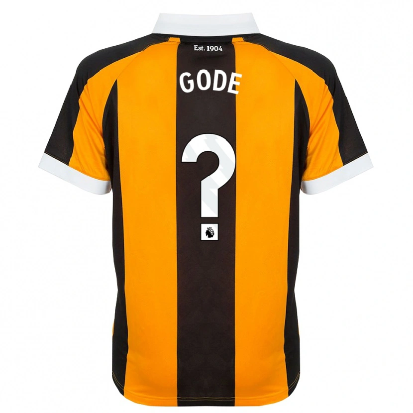 Danxen Mænd Ted Gode #0 Orange Sort Hvid Hjemmebane Spillertrøjer 2026/27 Trøje T-Shirt