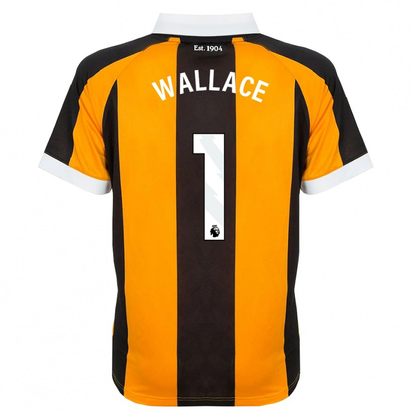 Danxen Mænd Abbi Wallace #1 Orange Sort Hvid Hjemmebane Spillertrøjer 2026/27 Trøje T-Shirt