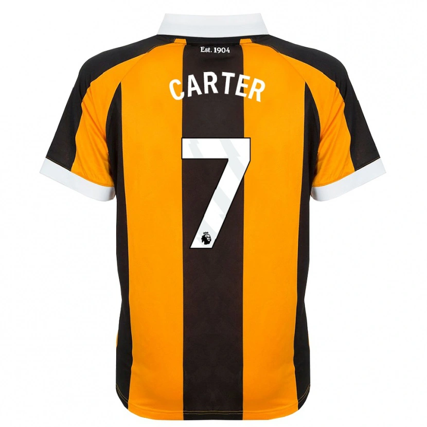 Danxen Mænd Ramell Carter #7 Orange Sort Hvid Hjemmebane Spillertrøjer 2026/27 Trøje T-Shirt