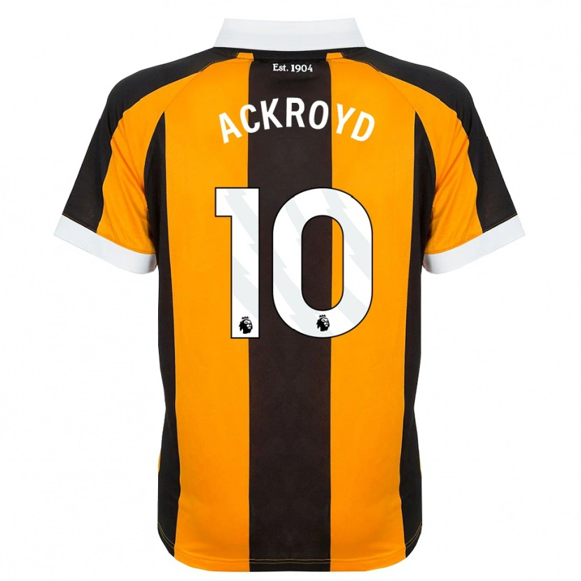 Danxen Mænd Rachael Ackroyd #10 Orange Sort Hvid Hjemmebane Spillertrøjer 2026/27 Trøje T-Shirt
