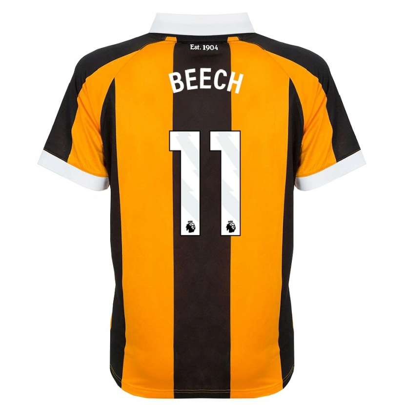 Danxen Mænd Rebecca Beech #11 Orange Sort Hvid Hjemmebane Spillertrøjer 2026/27 Trøje T-Shirt