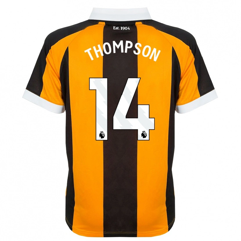 Danxen Mænd Katie Thompson #14 Orange Sort Hvid Hjemmebane Spillertrøjer 2026/27 Trøje T-Shirt