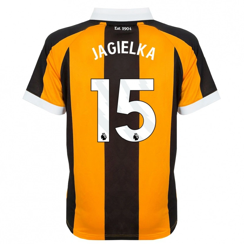 Danxen Mænd Zac Jagielka #15 Orange Sort Hvid Hjemmebane Spillertrøjer 2026/27 Trøje T-Shirt