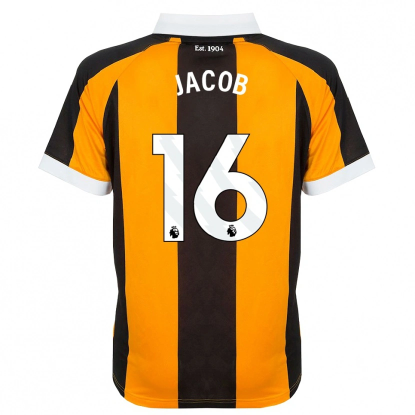 Danxen Mænd Matty Jacob #16 Orange Sort Hvid Hjemmebane Spillertrøjer 2026/27 Trøje T-Shirt