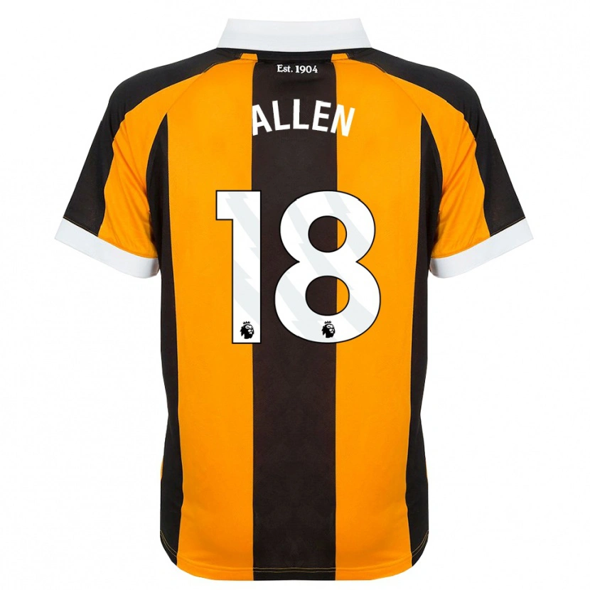 Danxen Mænd Aaliyah Allen #18 Orange Sort Hvid Hjemmebane Spillertrøjer 2026/27 Trøje T-Shirt