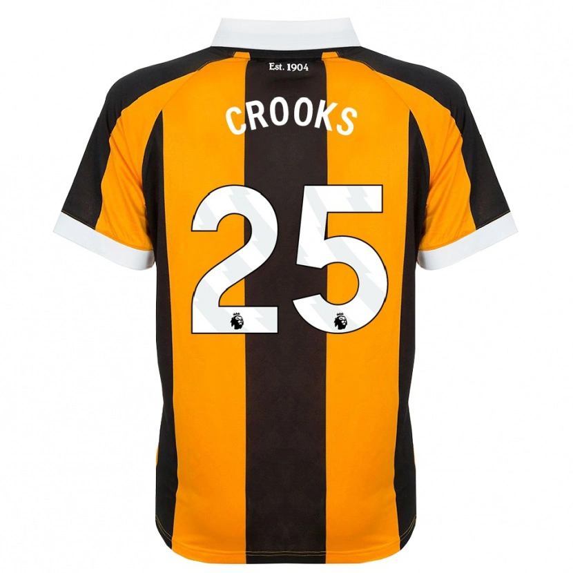 Danxen Mænd Matt Crooks #25 Orange Sort Hvid Hjemmebane Spillertrøjer 2026/27 Trøje T-Shirt