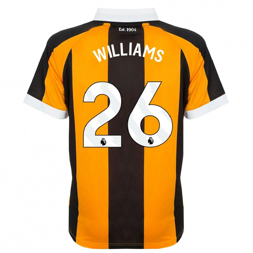 Danxen Mænd Annabel Williams #26 Orange Sort Hvid Hjemmebane Spillertrøjer 2026/27 Trøje T-Shirt