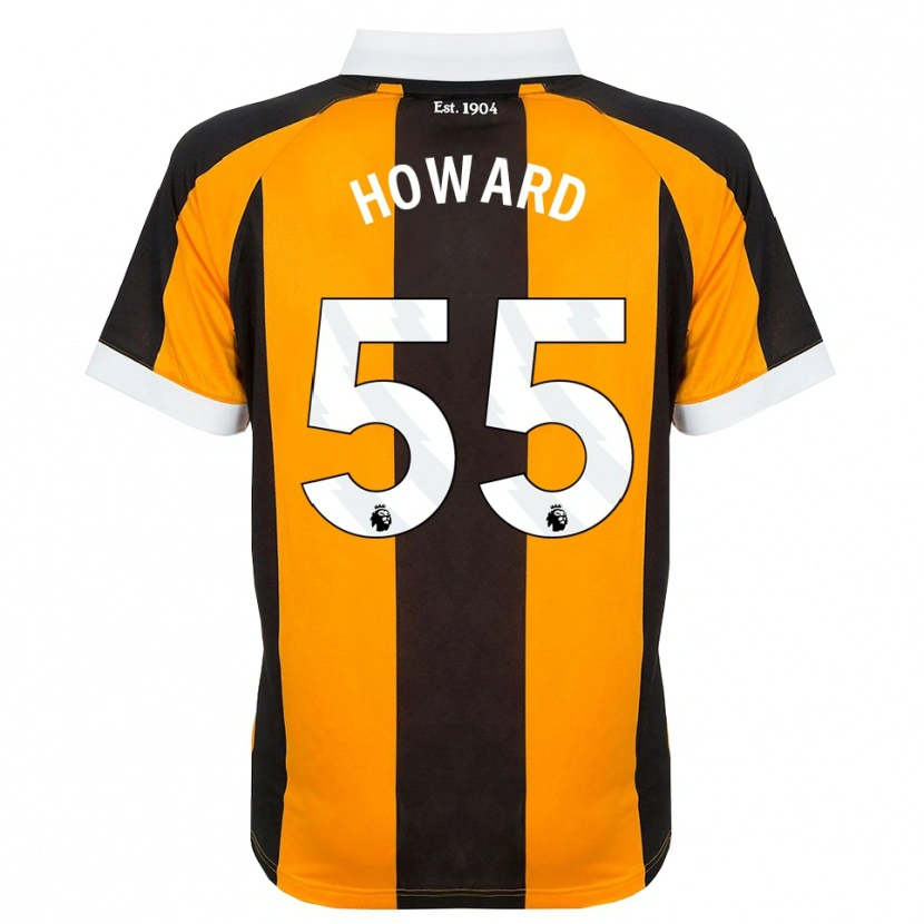 Danxen Mænd Archie Howard #55 Orange Sort Hvid Hjemmebane Spillertrøjer 2026/27 Trøje T-Shirt