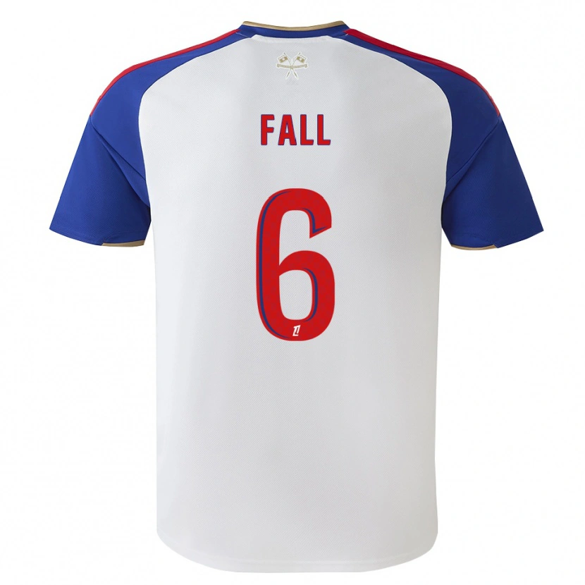 Danxen Mænd Fallou Fall #6 Kongeblå Rød Hvid Hjemmebane Spillertrøjer 2026/27 Trøje T-Shirt