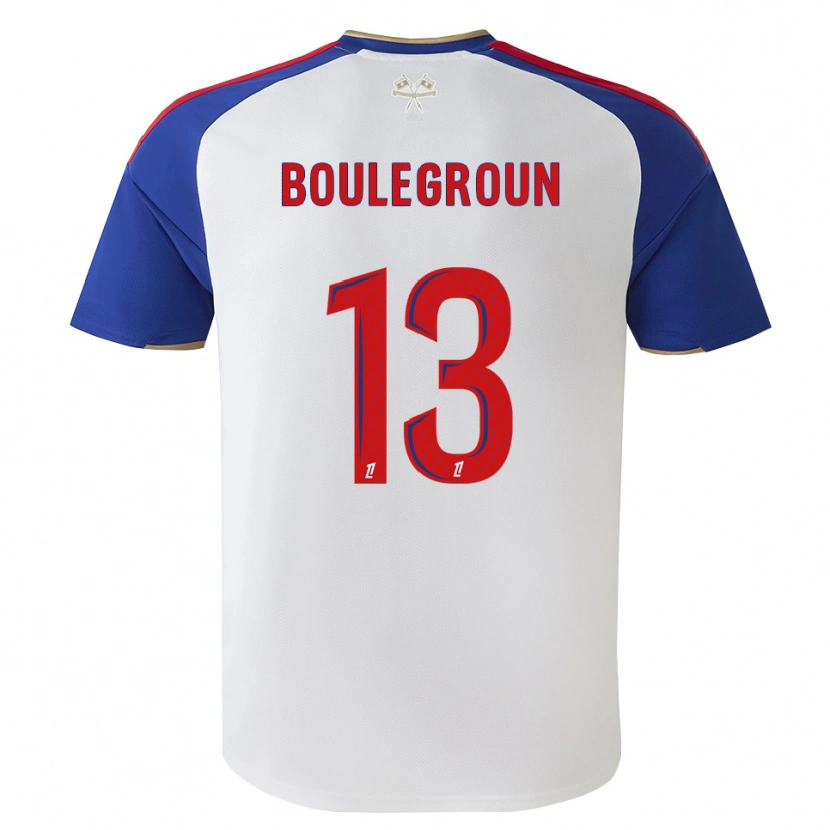 Danxen Mænd Hocine Boulegroun #13 Kongeblå Rød Hvid Hjemmebane Spillertrøjer 2026/27 Trøje T-Shirt
