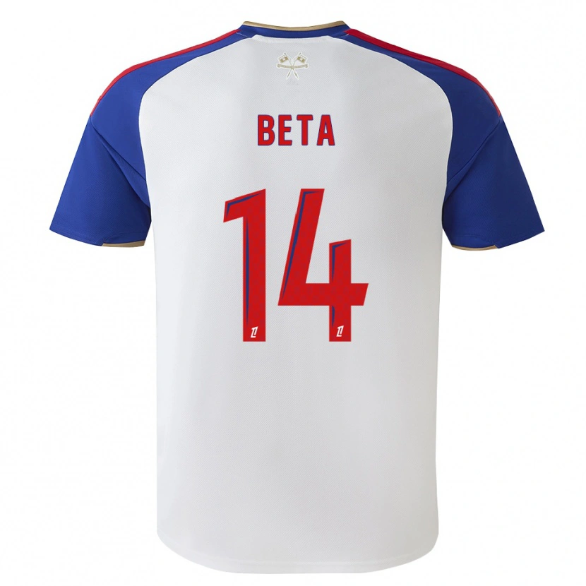 Danxen Mænd Nathanaël Beta #14 Kongeblå Rød Hvid Hjemmebane Spillertrøjer 2026/27 Trøje T-Shirt