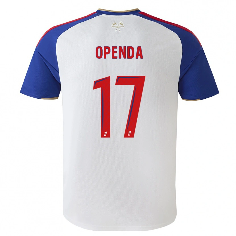Danxen Mænd Loïs Openda #17 Kongeblå Rød Hvid Hjemmebane Spillertrøjer 2026/27 Trøje T-Shirt