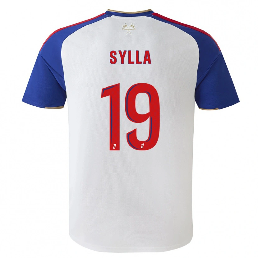 Danxen Mænd Kysha Sylla #19 Kongeblå Rød Hvid Hjemmebane Spillertrøjer 2026/27 Trøje T-Shirt