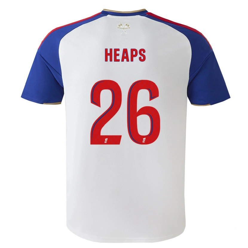 Danxen Mænd Lindsey Heaps #26 Kongeblå Rød Hvid Hjemmebane Spillertrøjer 2026/27 Trøje T-Shirt