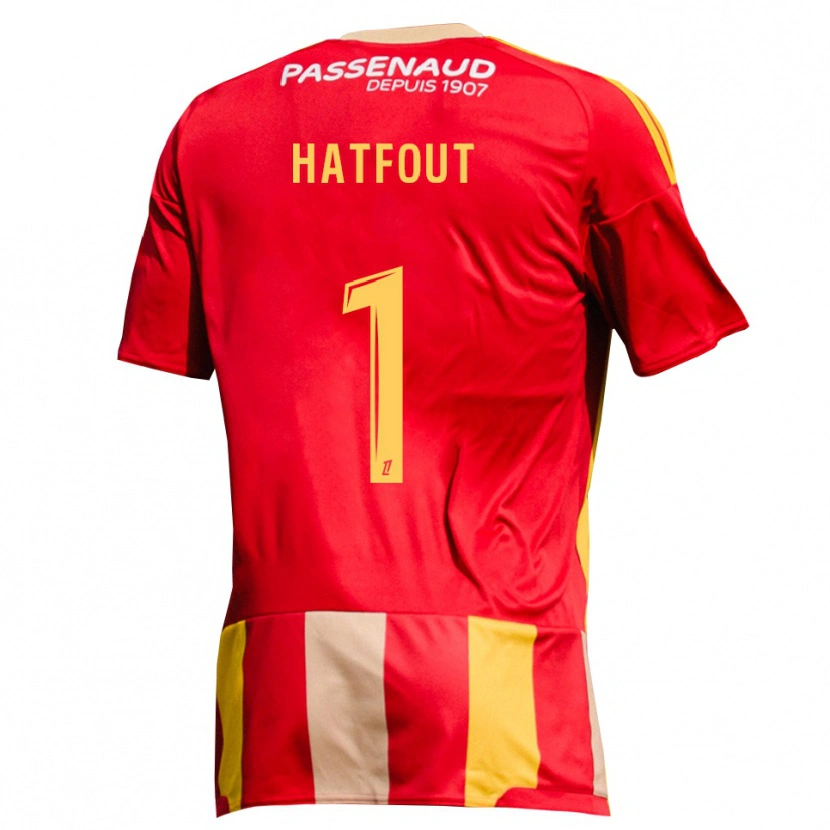Danxen Mænd Ewan Hatfout #1 Rød Gul Grøn Hjemmebane Spillertrøjer 2026/27 Trøje T-Shirt
