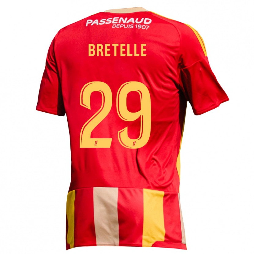 Danxen Mænd Lucas Bretelle #29 Rød Gul Grøn Hjemmebane Spillertrøjer 2026/27 Trøje T-Shirt