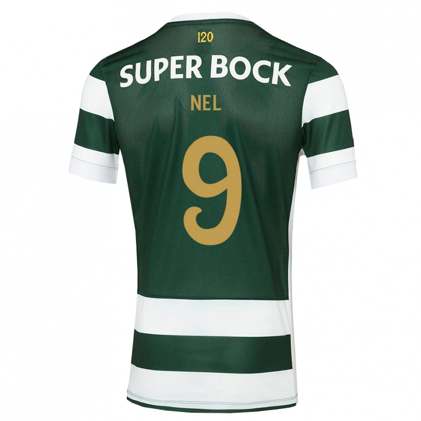 Danxen Mænd Rafael Nel #9 Mørkskifergrå Hvid Hjemmebane Spillertrøjer 2026/27 Trøje T-Shirt