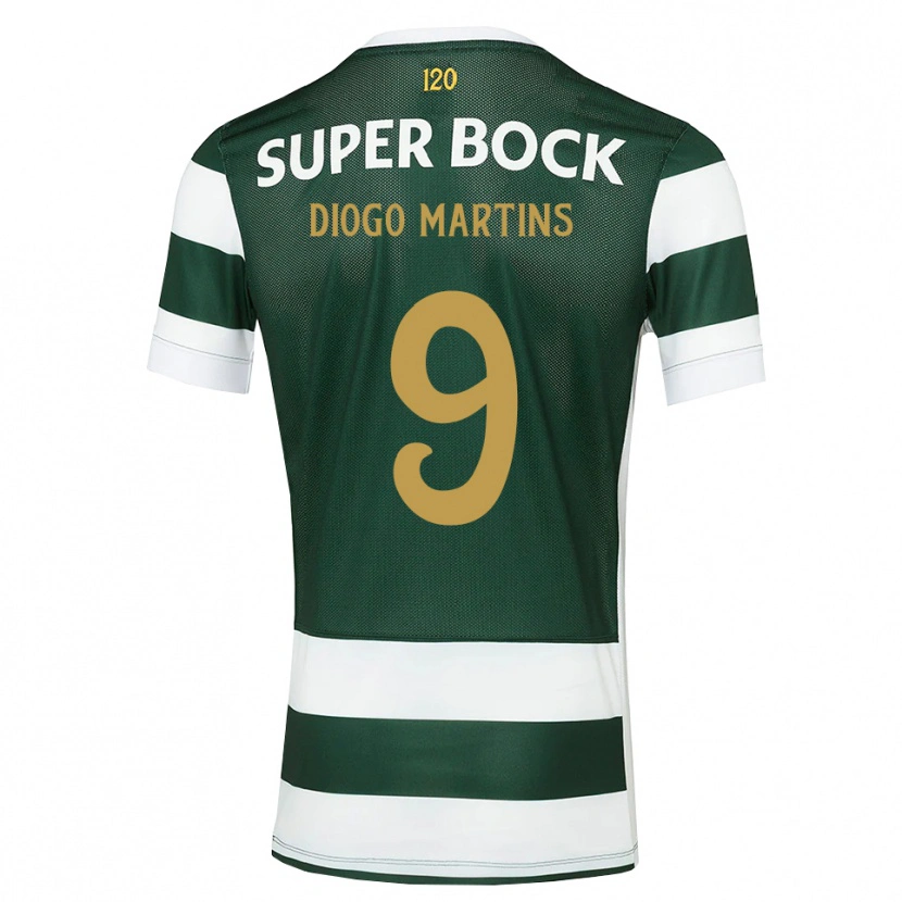 Danxen Mænd Diogo Martins #9 Mørkskifergrå Hvid Hjemmebane Spillertrøjer 2026/27 Trøje T-Shirt