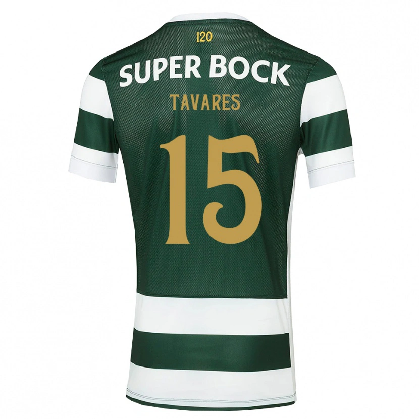 Danxen Mænd Samuel Tavares #15 Mørkskifergrå Hvid Hjemmebane Spillertrøjer 2026/27 Trøje T-Shirt